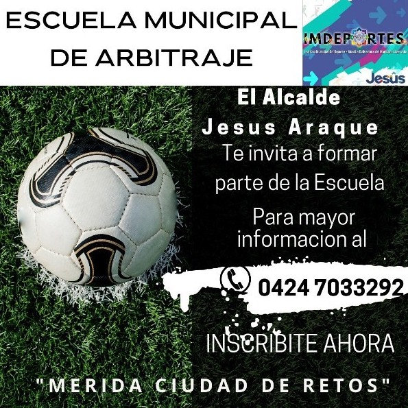 Diario Frontera, Frontera Digital,  Escuela Municipal de Arbitraje en Libertador, ALCALDE JESÚS ARAQUE, Deportes, ,Alcalde Jesús Araque promueve 
Escuela Municipal de Arbitraje en Libertador