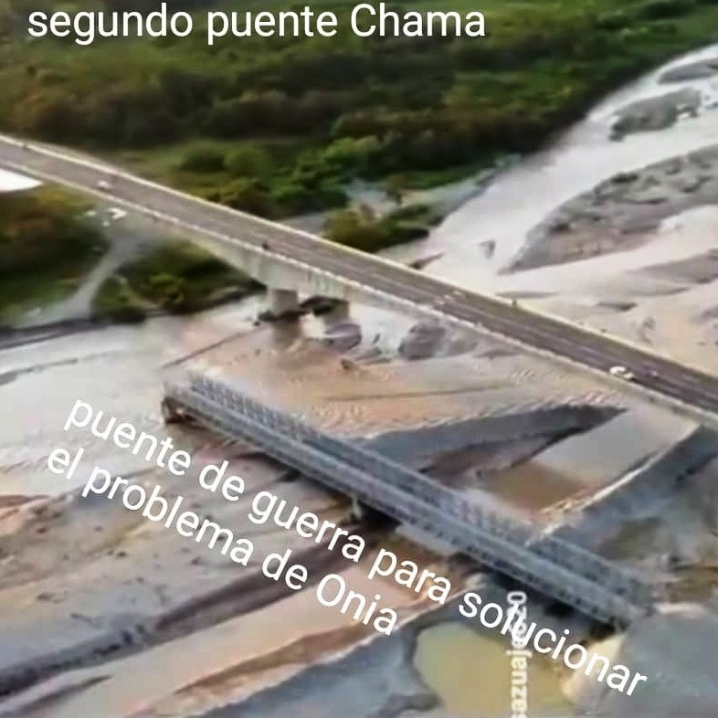 Diario Frontera, Frontera Digital,  PUENTE SOBRE EL RÍO ONIA, PUENTE DE GUERRA, El Vigía Panamericana, ,Exigen instalar un puente de guerra sobre el río
Onía para normalizar el paso vehicular