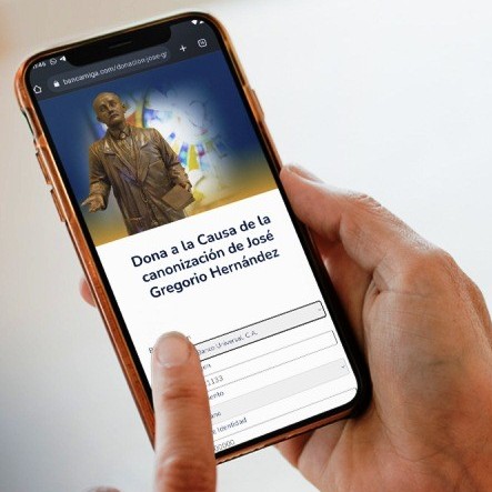Diario Frontera, Frontera Digital,  BANCAMIGA, JOSÉ GREGORIO HERNÁNDEZ, GERARDINO BARRACCHINI, GERARDINO BARRACCHINI, INTERNET BANKING, SANTUARIO NUESTRA SEÑORA DE LA CANDELARIA, Nacionales, El Vigía Panamericana, ,Bancamiga presenta plataforma 
para donar a la Causa de José Gregorio Hernández