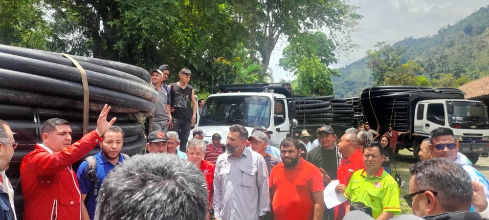 Diario Frontera, Frontera Digital,  ENTREGA DE MANGUERAS, VALLE DEL MOCOTÍES, Mocoties, ,Gobierno entregó 20 mil metros de manguera 
a 18 comités de riego en el Valle del Mocotíes