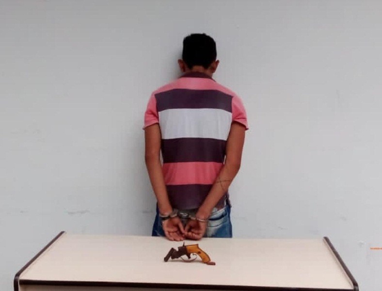 Diario Frontera, Frontera Digital,  DETENIDO POLICÍA, EL VIGÍA, Sucesos, ,Policía detuvo a joven por porte 
ilícito de arma de fuego en El Vigía