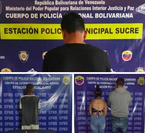 Diario Frontera, Frontera Digital,  DETENIDOS, PNB, CAMPO ELÍAS, SUCRE, MÉRIDA, Sucesos, ,PNB capturó a tres ciudadanos y una dama
entre los municipio Campo Elías y Sucre de Mérida