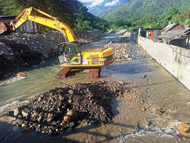 Diario Frontera, Frontera Digital,  QUEBRADA LOS MEJHÍAS, ANTONIO PINTO SALINAS, UEBRADA LOS MEJÍAS, Mocoties, ,Gobierno regional inició trabajos en la quebrada Mejías