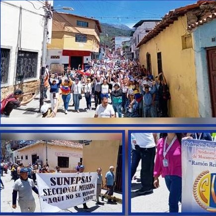 Diario Frontera, Frontera Digital,  MARCHA PRIMERO DE MAYO, INTEGREMIAL, MÉRIDA, Politica, ,La intergremial de Mérida volvió a las calles para exigir un salario 
que permita una vida digna a los trabajadores de todos los sectores