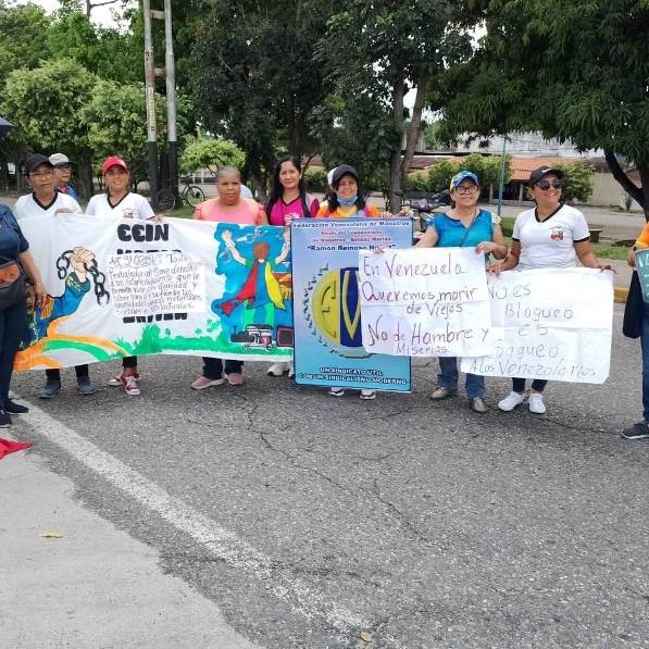 Diario Frontera, Frontera Digital,  PROTESTA EN EL VIGÌA, MAESTROS Y JUBILADOS, El Vigía Panamericana, ,Maestros y jubilados protestaron por ajustes salariales en El Vigía