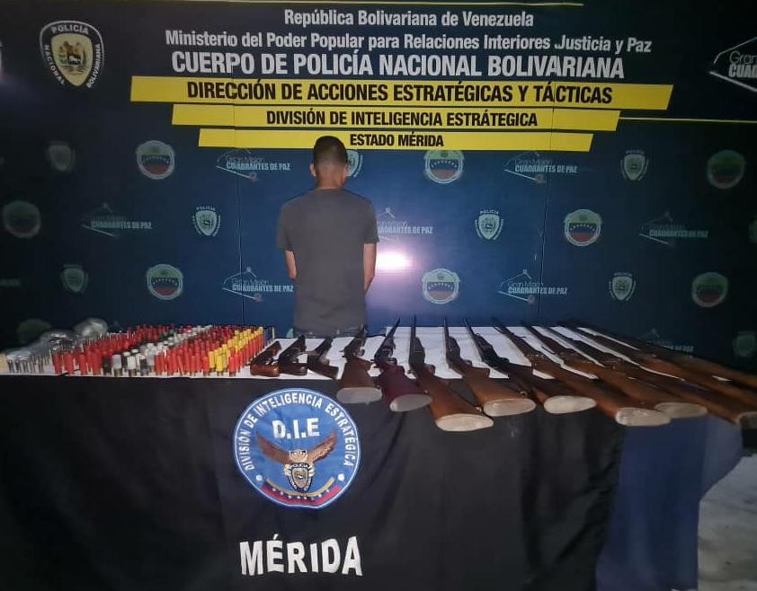 Diario Frontera, Frontera Digital,  ARSENAL EN MESA DE LAS PALMAS, PINTO SALINAS, MÉRIDA, Sucesos, ,PNB incautó un arsenal en Mesa de las Palmas