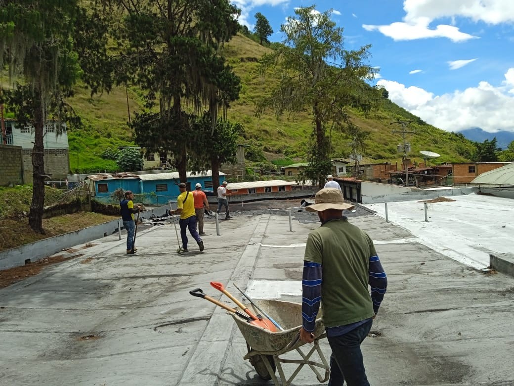 Diario Frontera, Frontera Digital,  HOSPITAL DE TIMOTES, GOBIERNO DE JEHYSON GUZMÁN, MUNICIPIO MIRANDA, Páramo, ,Inició impermeabilización del hospital de Timotes