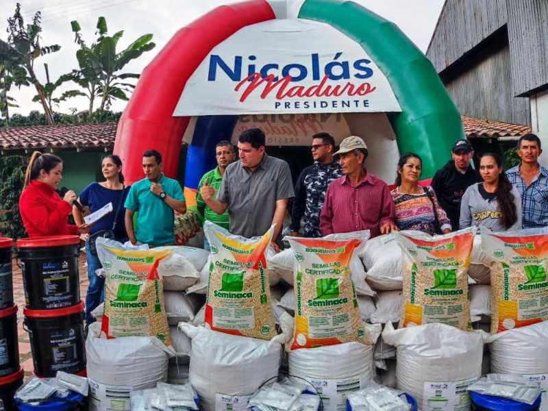 Diario Frontera, Frontera Digital,  jehyson guzmán, El Vigía Panamericana, ,Jehyson Guzmán y Consejo Federal de Gobierno entregaron insumos agrícolas