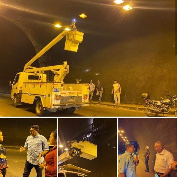 Diario Frontera, Frontera Digital,  LOCAL 008, JEHYSON GUZMÁN, El Vigía Panamericana, ,Jehyson Guzmán inspeccionó trabajos 
de mantenimiento en túneles de la Local 008