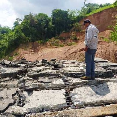 Diario Frontera, Frontera Digital,  PUENTE ONIA, ALBERTO ADRIANI, MÉRIDA, GOBIERNO DE MÉRIDA, JEHYSON GUZMÁN, El Vigía Panamericana, ,Gobernador Jehyson Guzmán mantiene los trabajos en puente de Onia
