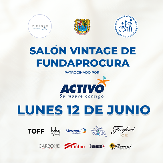 Diario Frontera, Frontera Digital,  Gran Salón Vintage de Fundaprocura, Entretenimiento, ,El Caracas Country Club calienta motores 
para abrirle sus puertas una vez más al Gran Salón Vintage de Fundaprocura