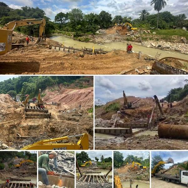 Diario Frontera, Frontera Digital,  Plan Fuerza de Tarea Andes 2023, JEHYSON GUZMÁN, El Vigía Panamericana, ,Jehyson Guzmán e Inmivi removieron 
y demolieron puente sobre río Onia