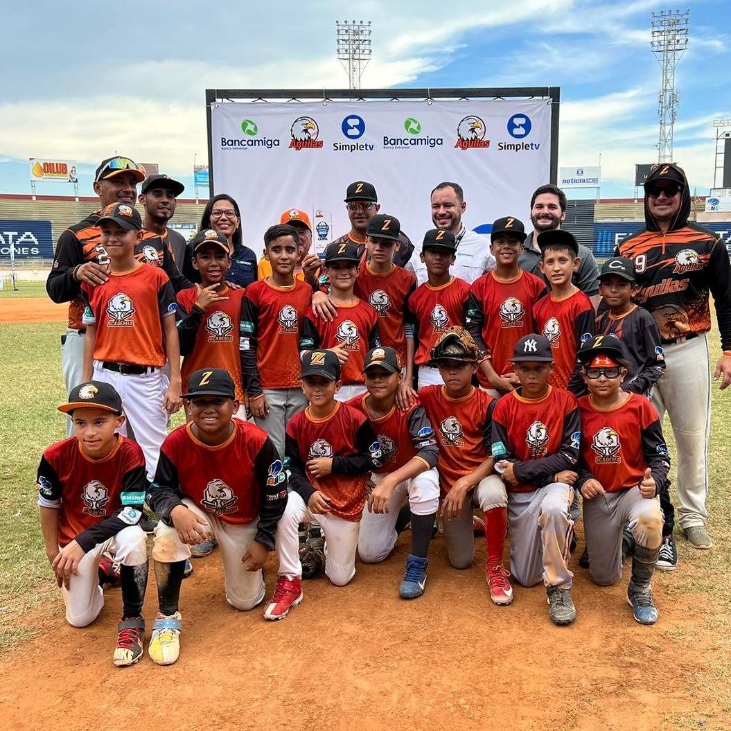 Diario Frontera, Frontera Digital,  BANCAMIGA, SIMPLE TV, ZULIA, BEISBOL MENOR, ZULIA, Academia Águilas del Zulia, Ariel José Martínez, Deportes, ,Bancamiga y Simpletv impulsan el béisbol menor en el estado Zulia