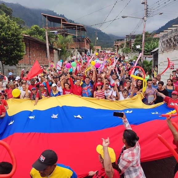 Diario Frontera, Frontera Digital,  MAZRECHA DSE BOLÍVAR A CAHÁVEZ, OSUNA RODRÓGUIEZ, LOS CUROS, PSUV, Politica, ,"De Bolívar a Chávez" PSUV Libertador 
se movilizó en Osuna Rodríguez