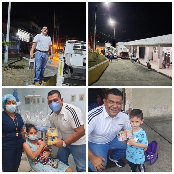 Diario Frontera, Frontera Digital,  Comerciante vigiense, APOYO CENTROS DE SALUD, EL VIGÍA, El Vigía Panamericana, ,Comerciante vigiense dando esa mano
amiga a los centro de salud de El Vigía