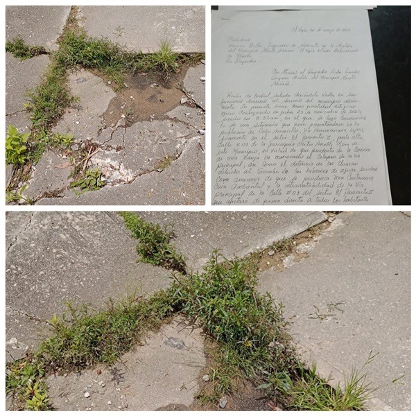 Diario Frontera, Frontera Digital,  CAÑO AMARILLO EL VIGÍA, COLAPSO DE CLOACAS, El Vigía Panamericana, ,Alertan posible colapso de las cloacas
del sector Paramito de Caño Amarillo de El Vigía