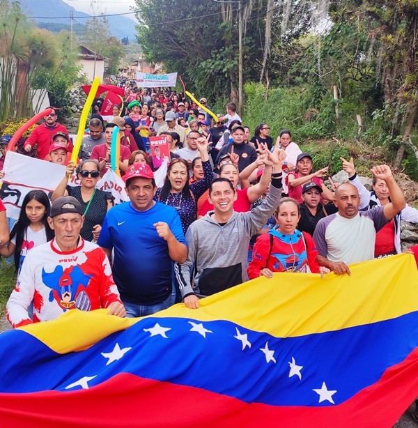 Diario Frontera, Frontera Digital,  Parroquia Gonzalo Picón Febres, PSUV LIBERTADOR, MÉRIDA, JESÚS ARAQUE, Politica, ,Parroquia Gonzalo Picón Febres marchó en apoyo al Presidente Nicolás Maduro