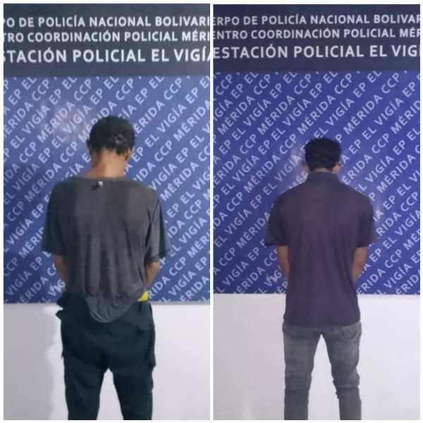 Diario Frontera, Frontera Digital,  DETENIDOS PNB, EL VIGÍA, Sucesos, ,Policía Nacional capturó a dos hombres en El Vigía