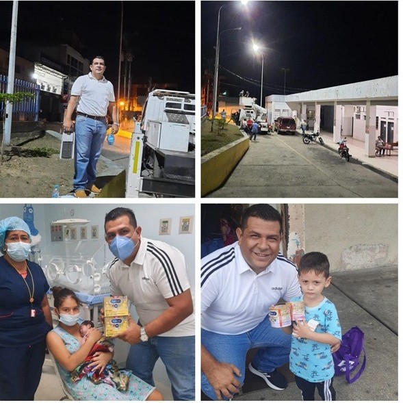Diario Frontera, Frontera Digital,  Comerciante vigiense, APOYO CENTROS DE SALUD, EL VIGÍA, El Vigía Panamericana, ,Comerciante vigiense dando esa mano
amiga a los centro de salud de El Vigía