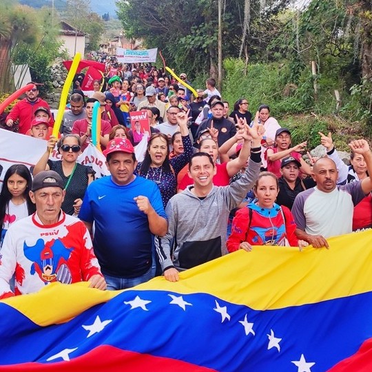 Diario Frontera, Frontera Digital,  Parroquia Gonzalo Picón Febres, PSUV LIBERTADOR, MÉRIDA, JESÚS ARAQUE, Politica, ,Parroquia Gonzalo Picón Febres marchó en apoyo al Presidente Nicolás Maduro