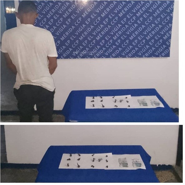 Diario Frontera, Frontera Digital,  DETENIDO POR DROGAS, EL VIGÍA, PNB, Sucesos, ,PNB atrapó a ciudadano con 13 envoltorio
de presunta crispy en El Vigía