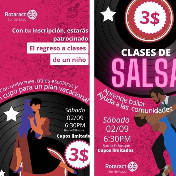 Diario Frontera, Frontera Digital,  Rotaract Sur del Lago, El Vigía Panamericana, ,Rotaract Sur del Lago invita a participar 
en un taller para aprender a bailar salsa en El Vigía