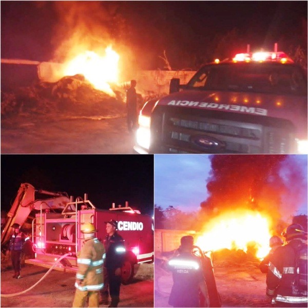 Diario Frontera, Frontera Digital,  INCENDIO, PAVIMENTADORA ONICA, Sucesos, ,Bomberos sofocaron incendio de material hidrocarburos
en Pavimentadora Onica de El Vigía