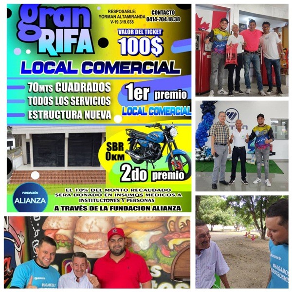 Diario Frontera, Frontera Digital,  Fundación Alianza, EL VIGÍA, El Vigía Panamericana, ,Fundación Alianza está realizando 
una rifa para labores sociales en El Vigía