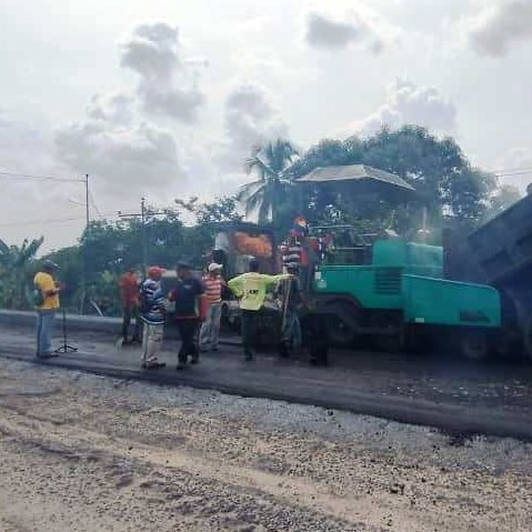 Diario Frontera, Frontera Digital,  ASFALTO EN GUAYABONES, MÉRIDA, El Vigía Panamericana, ,Gobierno Bolivariano vertió 250 toneladas de asfalto en Guayabones