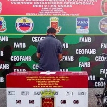 Diario Frontera, Frontera Digital,  TUCANÍ., DROGAS, Sucesos, ,GNB detuvo a un ciudadano tras encontrarle  
100 gramos de cocaína en Tucaní