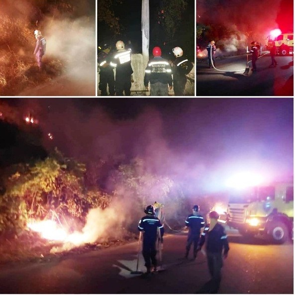 Diario Frontera, Frontera Digital,  INCE3NDIO FORESTAL, EL VIGÍA, MUNICIPIO ALBERTO ADRIANI DE MÉRIDA, Sucesos, El Vigía Panamericana, ,Cuerpo de Bomberos y Aeronáuticos sofocaron 
incendio de vegetación en El Vigía
