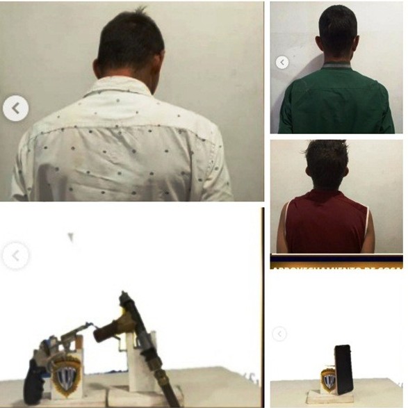 Diario Frontera, Frontera Digital,  CICPC, MÉRIDA, Sucesos, ,CICPC capturó a tres ciudadanos por porte ilícito
de arma de fuego y aprovechamiento en Mérida