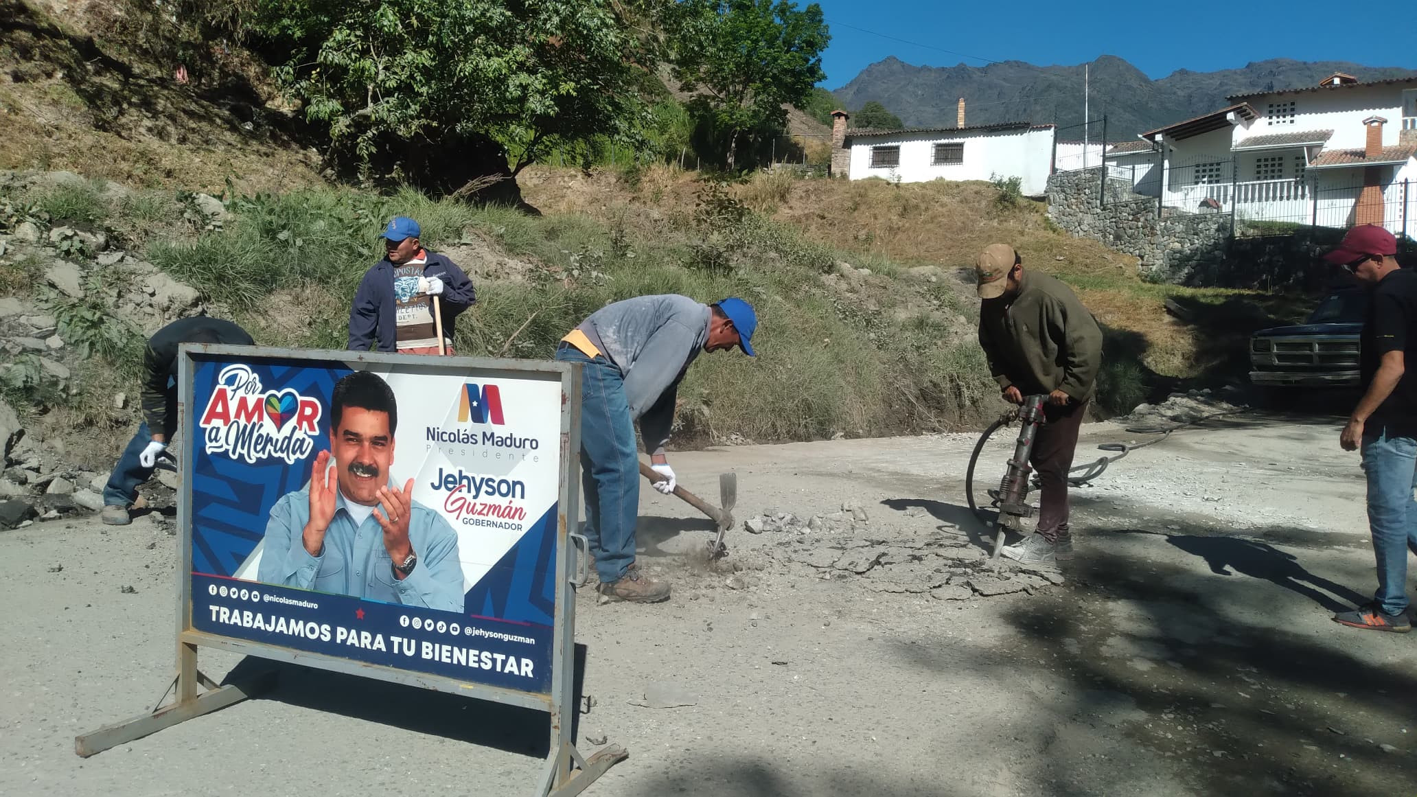 Diario Frontera, Frontera Digital,  Páramo, ,Gobierno bolivariano asfalta el municipio Pueblo Llano
