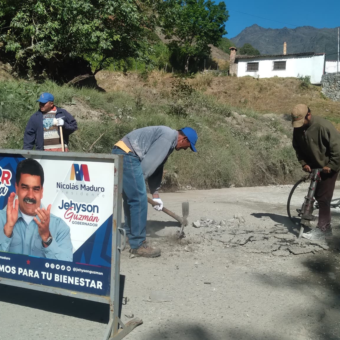 Diario Frontera, Frontera Digital,  Páramo, ,Gobierno bolivariano asfalta el municipio Pueblo Llano