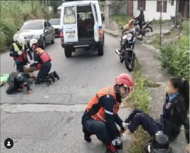 Diario Frontera, Frontera Digital,  Sucesos, ,Dos ciudadanos y una adolescente resultaron lesionadas en colisión entre dos motos en Ejido