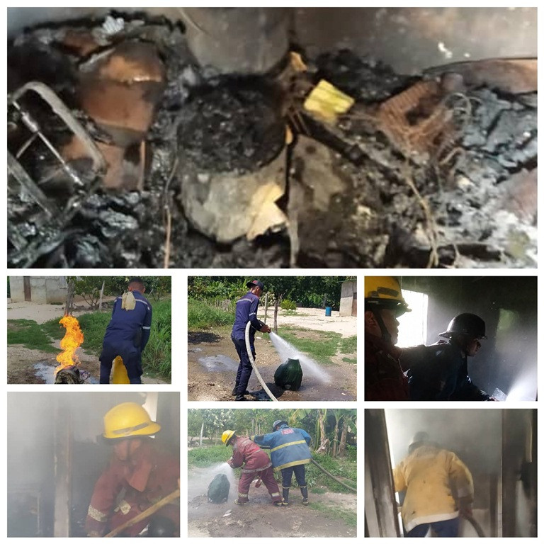 Diario Frontera, Frontera Digital,  Sucesos, ,Bomberos indaga causa de un incendio
en una vivienda en Los Naranjos del Zulia