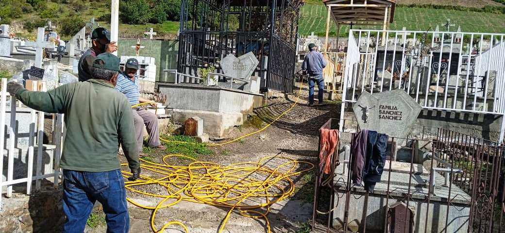 Diario Frontera, Frontera Digital,  Páramo, ,Alcaldía de Rangel realizó labor de mantenimiento en camposanto de San Rafael de Mucuchíes