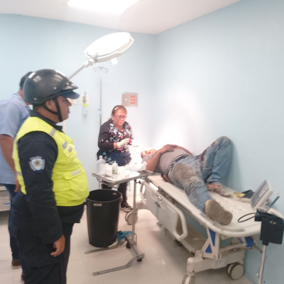 Diario Frontera, Frontera Digital,  Sucesos, ,Motorizado lesionado tras ser arrollado por un vehículo que se dio a la fuga en El Vigía