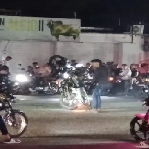 Diario Frontera, Frontera Digital,  El Vigía Panamericana, ,Grupo de motorizados realizaron piruleta organizando una anarquía sin ley en El Vigía