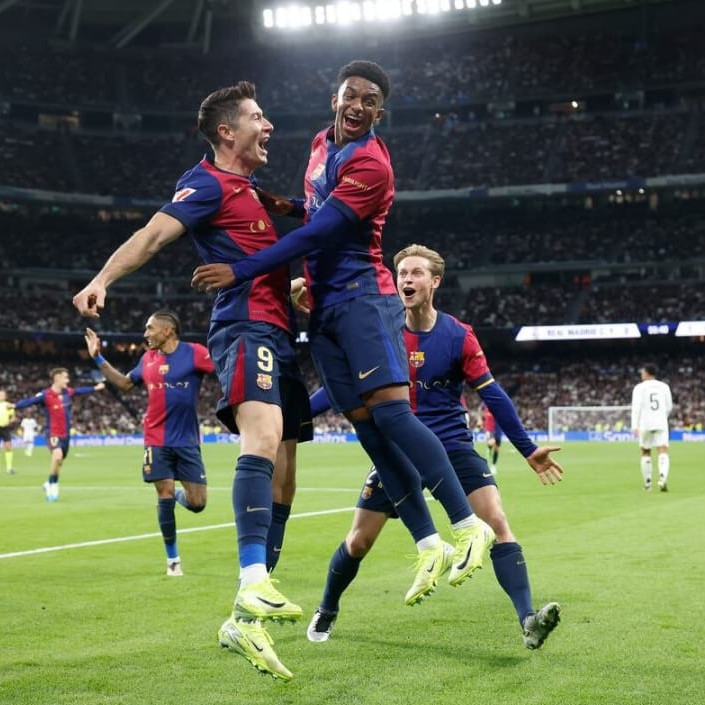 Diario Frontera, Frontera Digital,  Deportes, ,El Barcelona golea 4-0 al Madrid en el Bernabéu y estira a 6 puntos su diferencia en la Liga