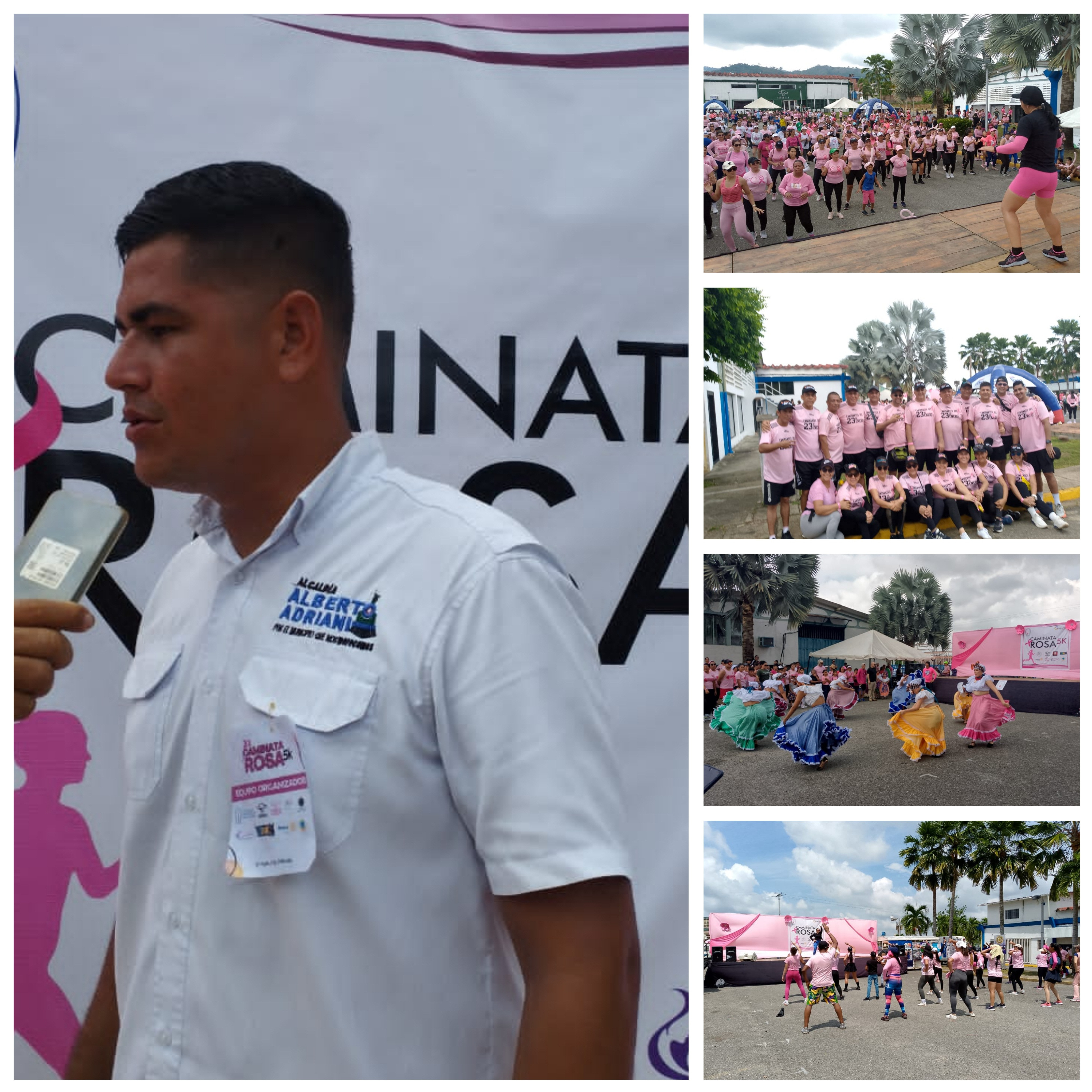 Diario Frontera, Frontera Digital,  El Vigía Panamericana, ,Gimnasios y grupos asistieron a la tercera caminata 5k rosa en El Vigía