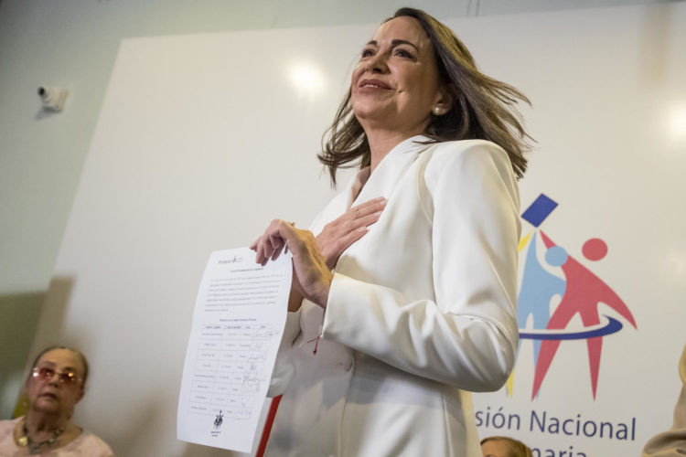 Diario Frontera, Frontera Digital,  Politica, ,María Corina Machado agradece la Medalla a la Democracia 
otorgada por consultores políticos del mundo
