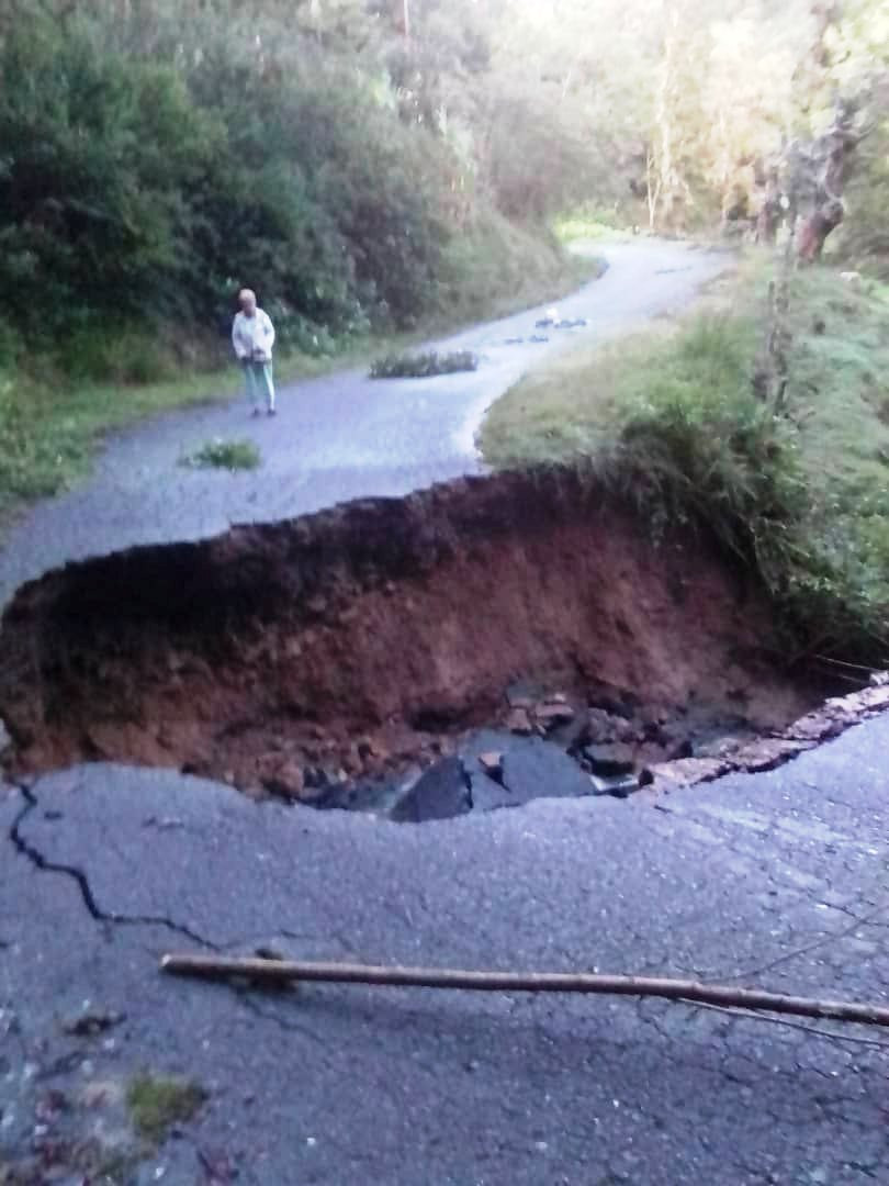 Diario Frontera, Frontera Digital,  El Vigía Panamericana, ,Jehyson Guzmán evalúa colapso de la vía hacia la Azulita