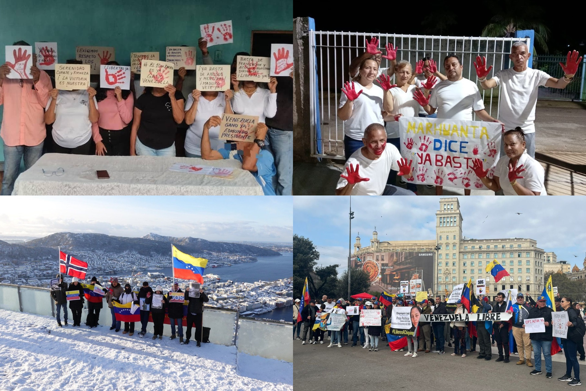 Diario Frontera, Frontera Digital,  Politica, ,Oposición venezolana protestó dentro y fuera del país