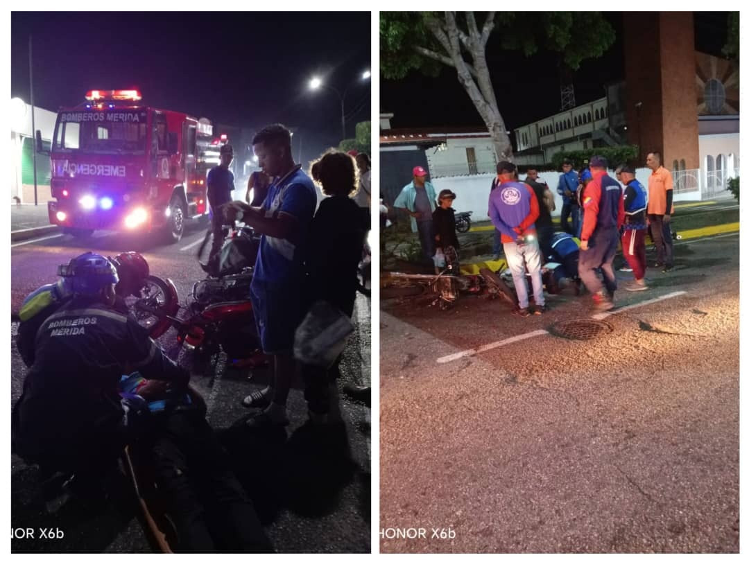 Diario Frontera, Frontera Digital,  Sucesos, ,Ciudadana resultó lesionada tras impactar la moto contra la cera en Tovar