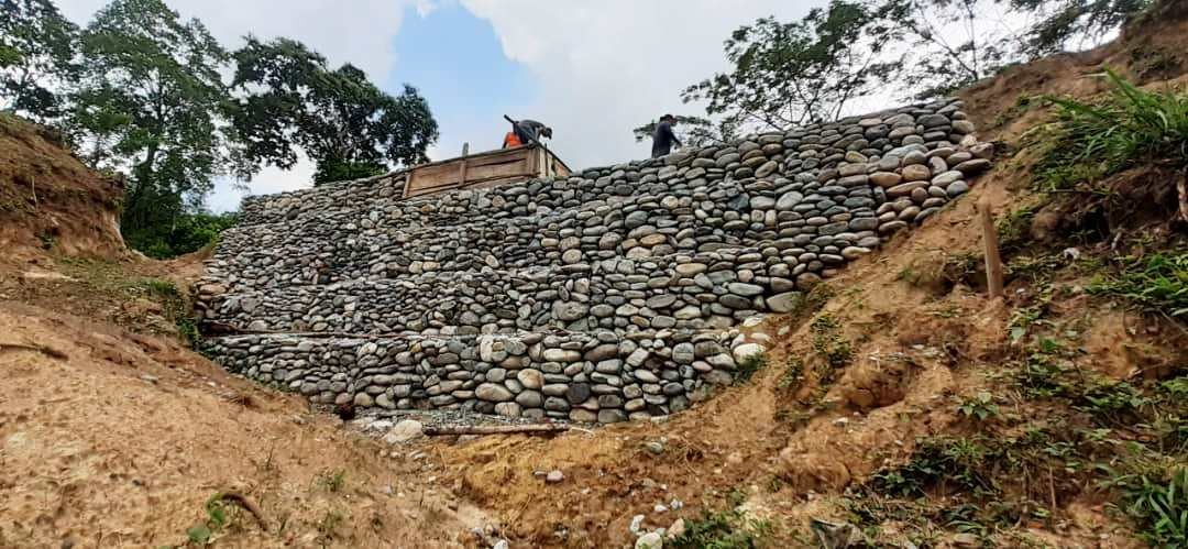Diario Frontera, Frontera Digital,  El Vigía Panamericana, ,Alcaldía de Alberto Adriani construye muro 
de gaviones en Mocacay de El Vigía