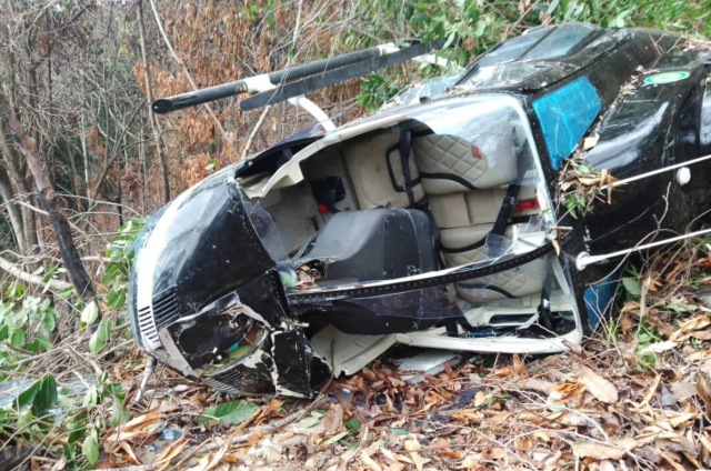 Diario Frontera, Frontera Digital,  El Vigía Panamericana, ,Milagro en Mérida: helicóptero de Corpolelec se precipitó a tierra, pero sus tripulantes resultaron ilesos
