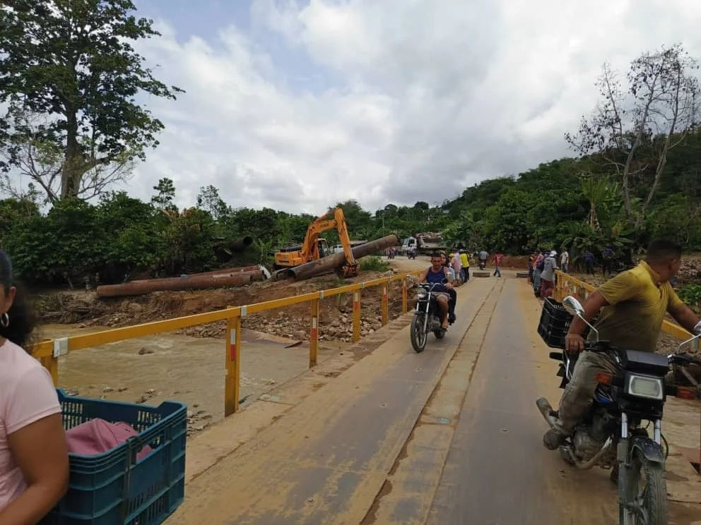 Diario Frontera, Frontera Digital,  El Vigía Panamericana, ,Abrieron paso en puente provisional de Onia