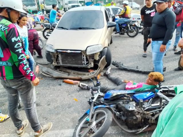 Diario Frontera, Frontera Digital,  Sucesos, ,Nuevo accidente vial dejó un mototaxista herido en la Av.15