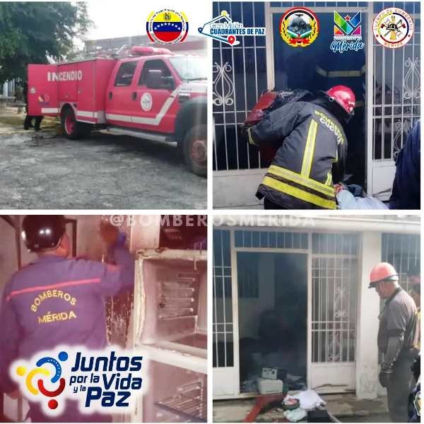 Diario Frontera, Frontera Digital,  Sucesos, ,Bomberos de Mérida y Caja Seca sofocaron 
un incendio de una vivienda en Nueva Bolivia